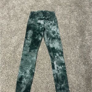 lululemon align leggings: green
